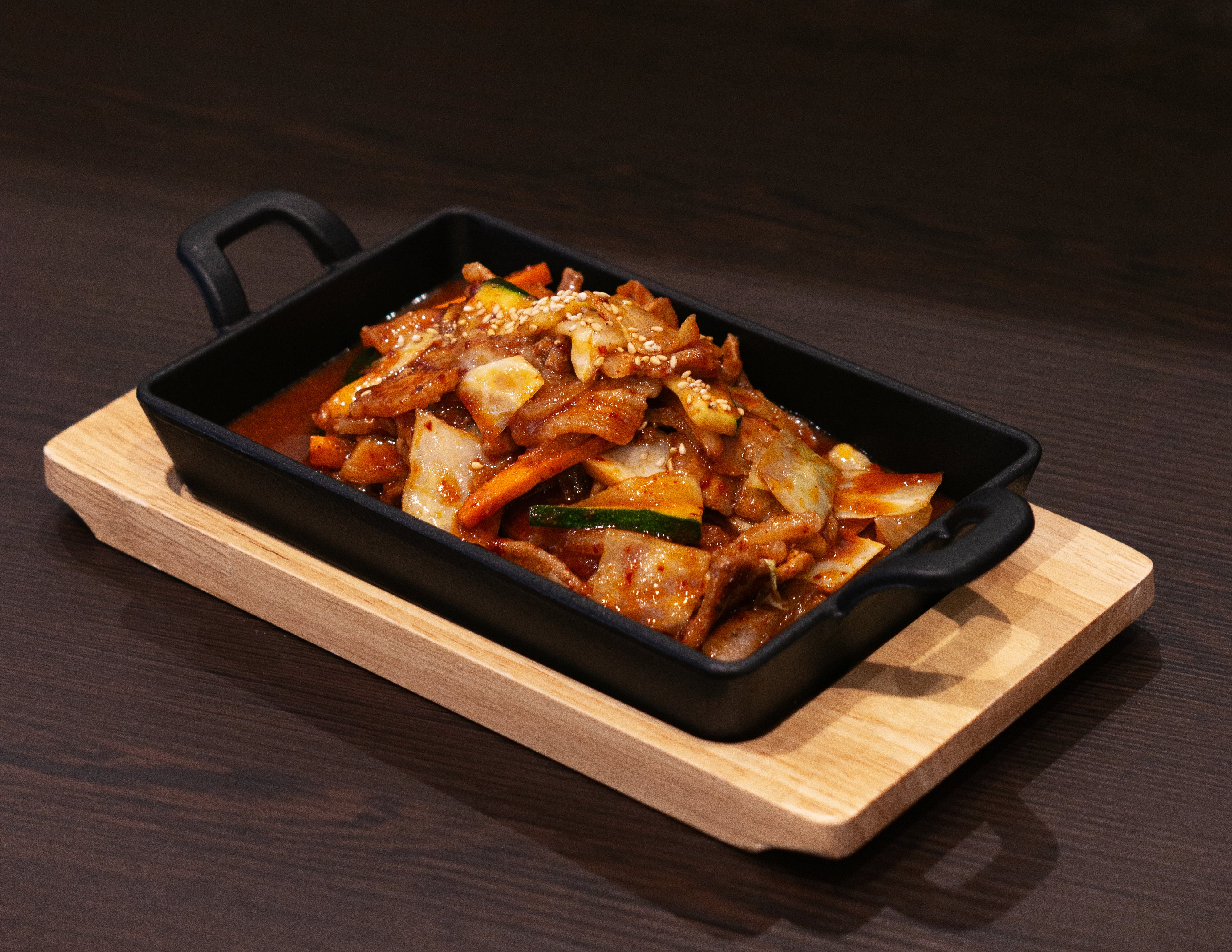 Porc sauté épicé